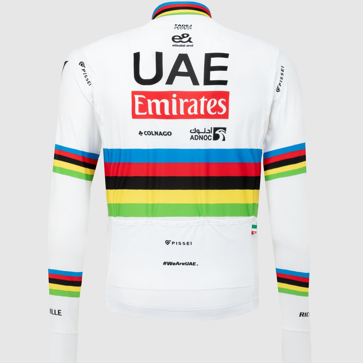 Maglia maniche lunghe Pissei Team UAE 2024 - Campione del mondo - H