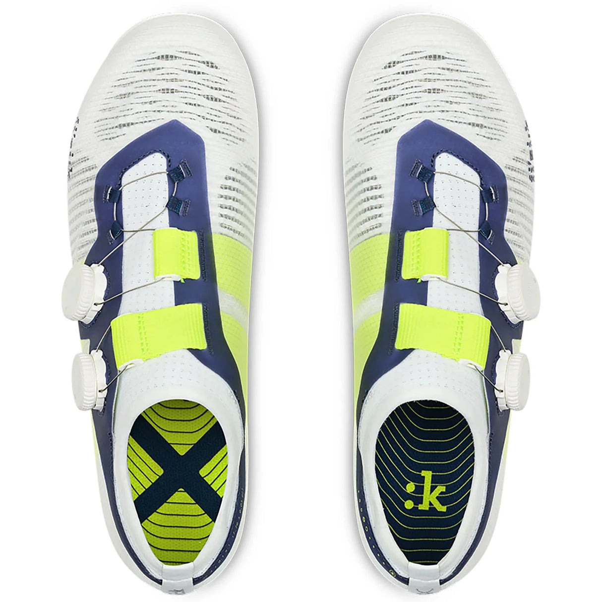 Zapatillas Fizik Vega Carbon - Blanco amarillo