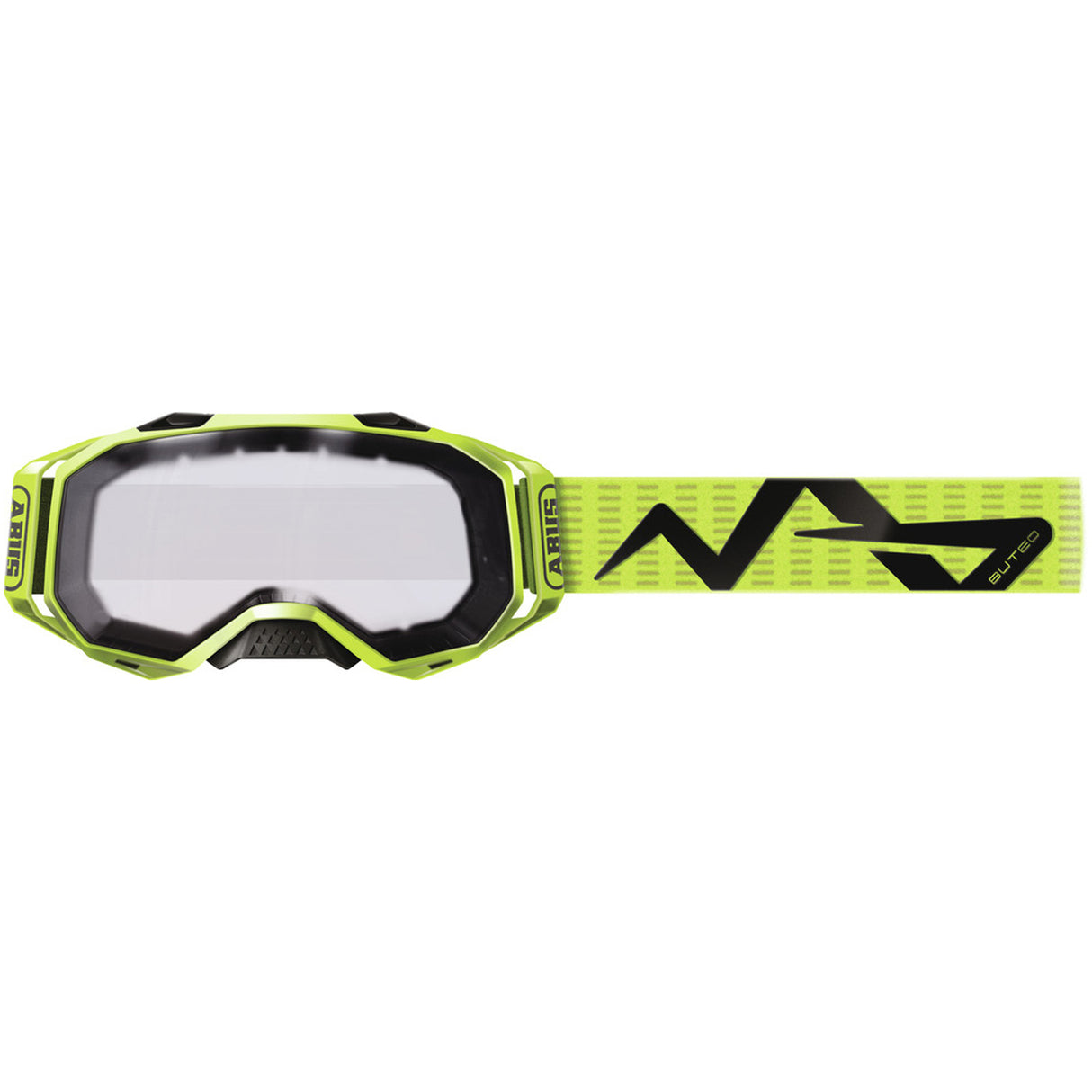 Maschera MTB Abus Buteo - Neon yellow - B