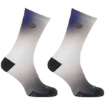 Agu Farbverlauf Socken - Weiß Blau