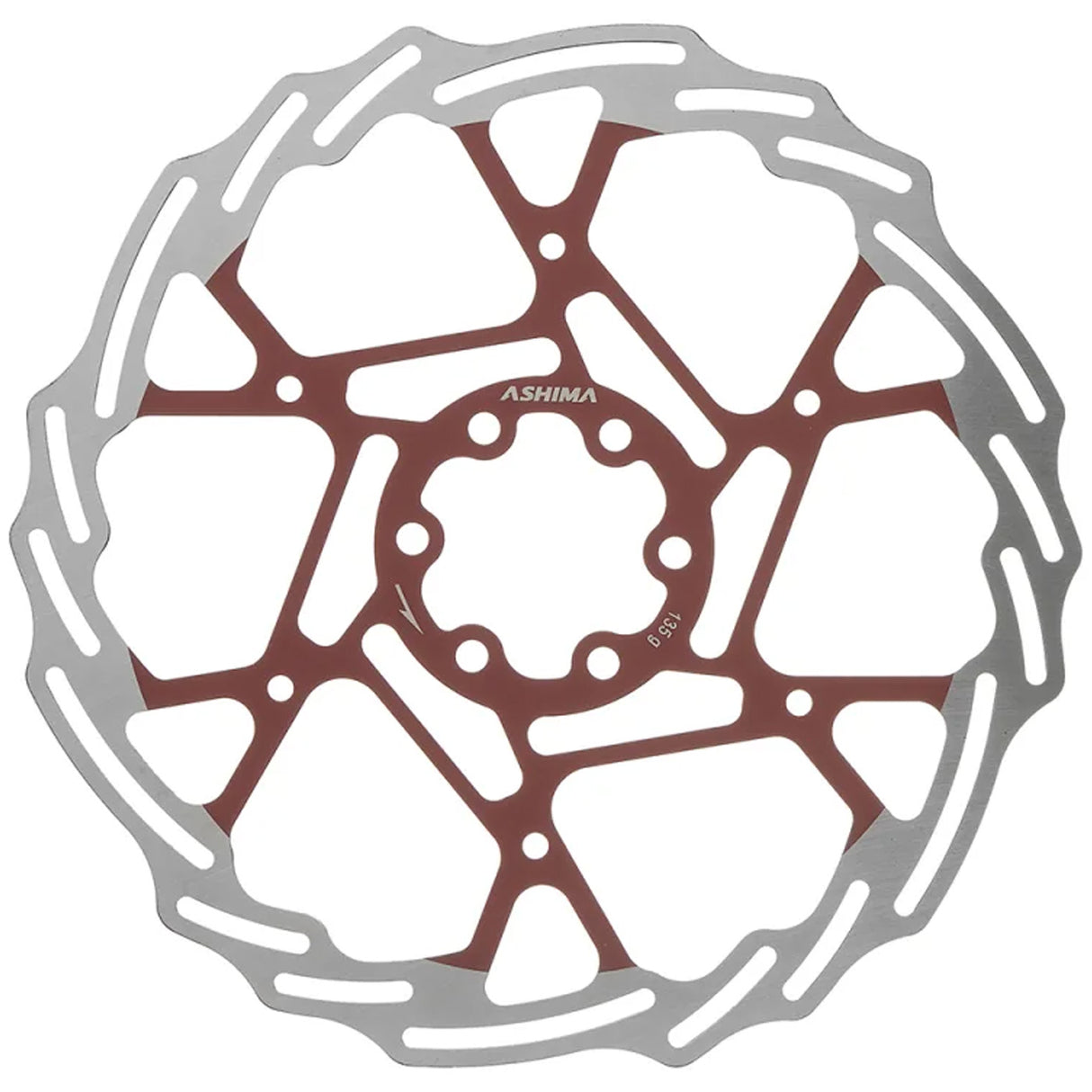 Disco Ashima Aro 19 Rosso - 160mm - Q