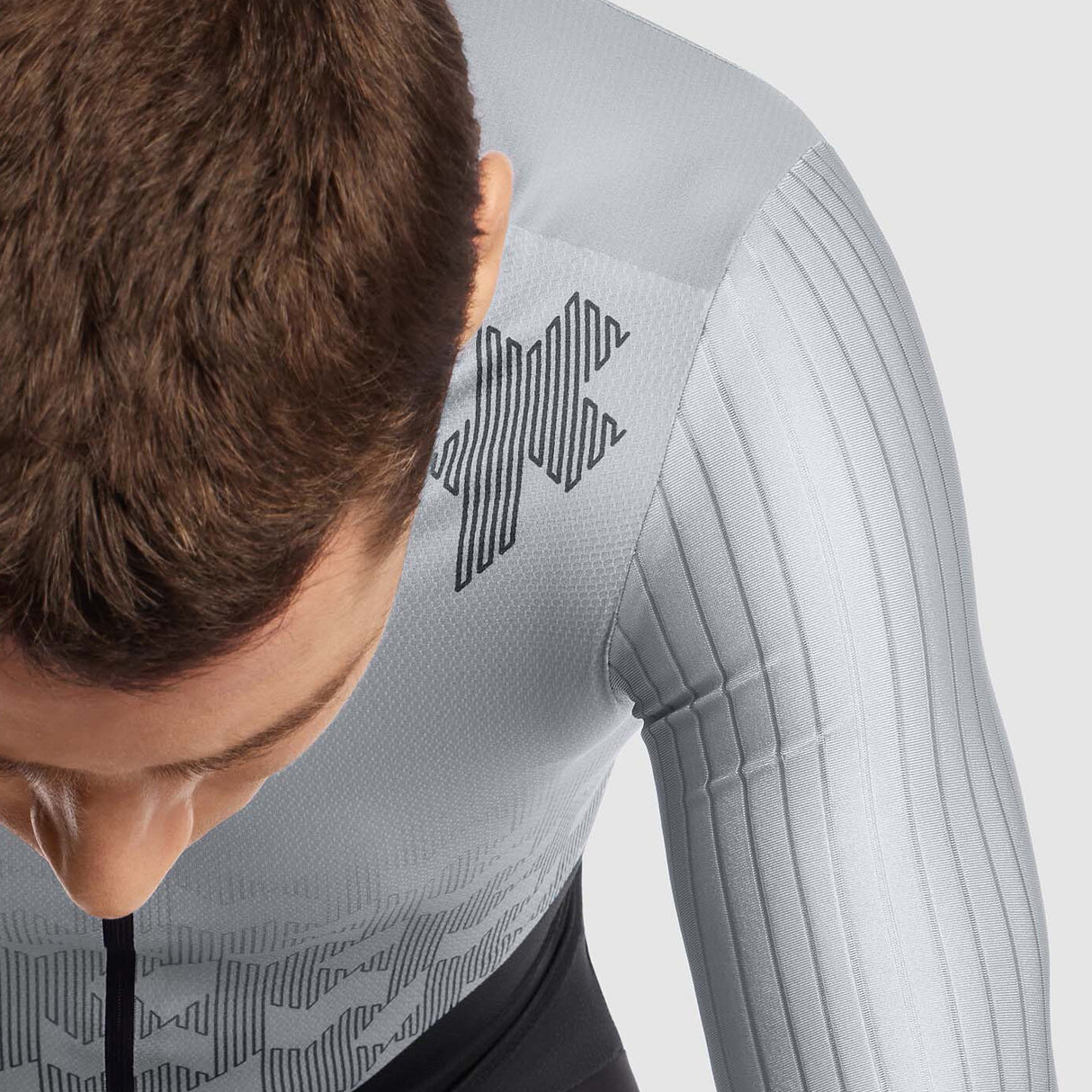 Maglia Assos Equipe RS S11 Stars Edition - Argento - P