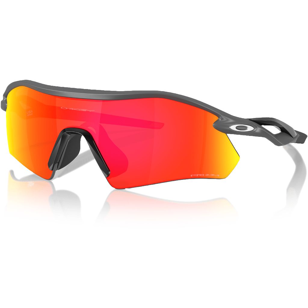 Occhiali Oakley Radar Plate - Matte Carbon Prizm Ruby - A