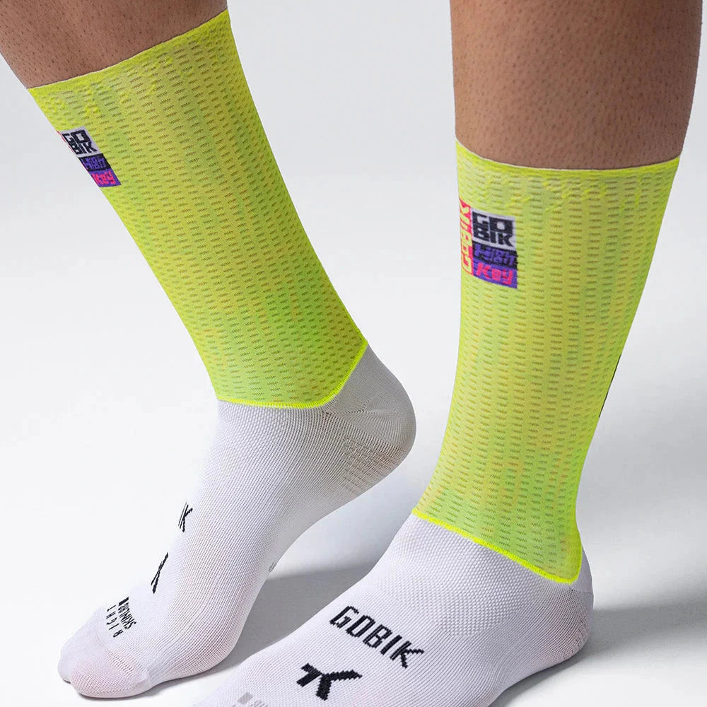 Calze Gobik Vortex 2.0 Liquid Lime - Giallo - N