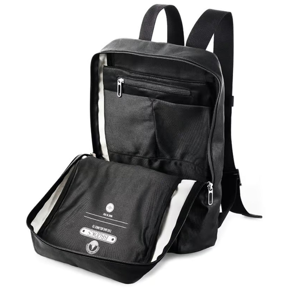 Zaino bicicletta Brooks pickzip small tela 10 L laptop pelle Zaino bicicletta Brooks pickzip small tela 10 L laptop pelle