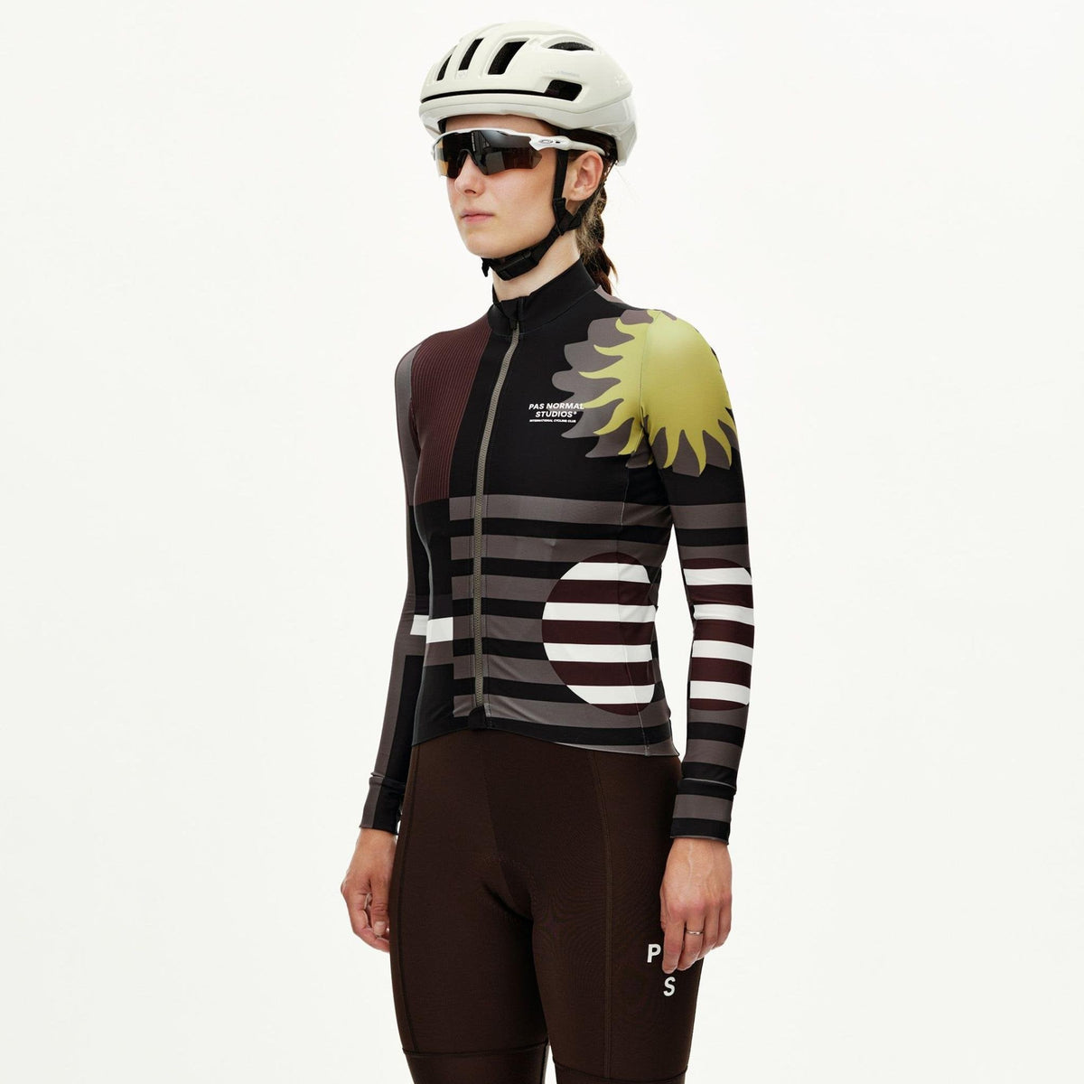 Langarmtrikot damen Pas Normal Studios Mechanism AOP International - Grün
