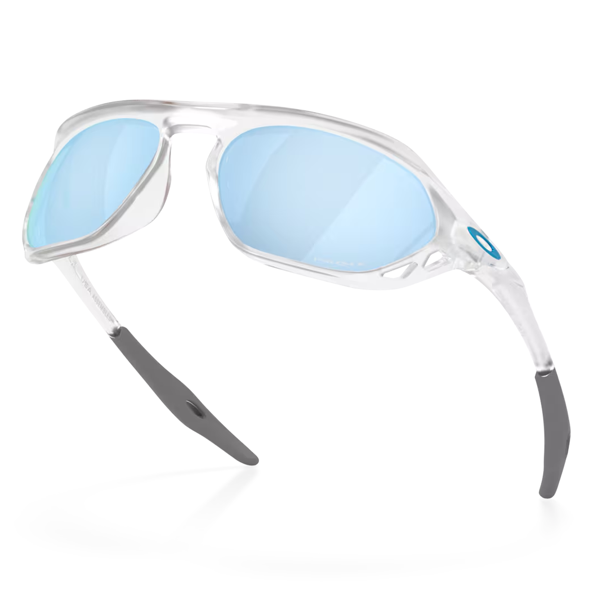 Occhiali Oakley Cage Jacket - Matte Clear Prizm Deep Water Polarized