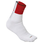 Calze Sportful Gruppetto Wool - Bianco rosso