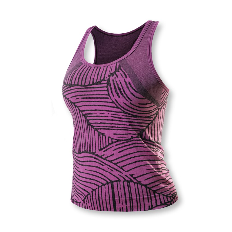 Maglia intima donna senza maniche Biotex Sprint - Fucsia - N