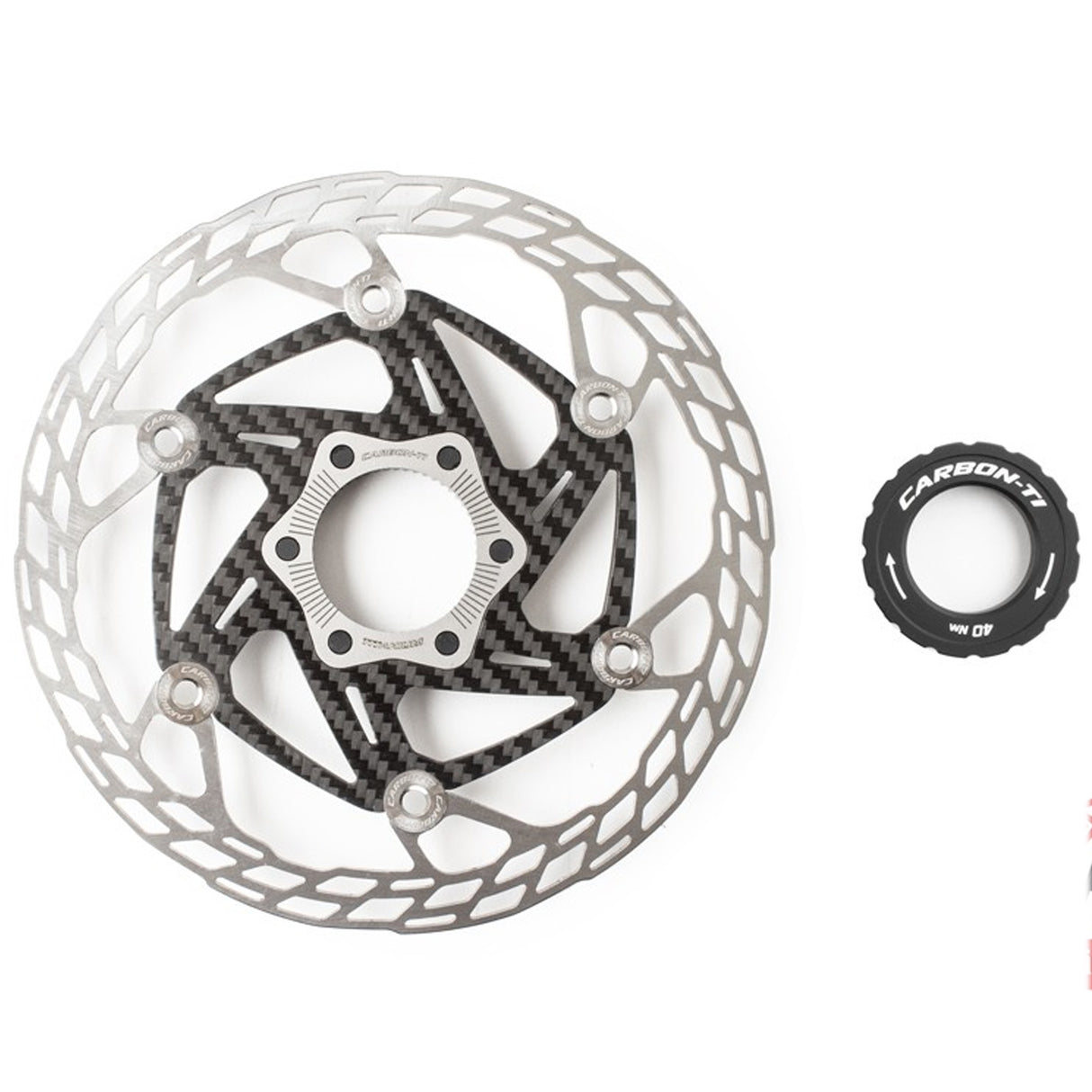 Disco Carbon-Ti X-Rotor SteelCarbon 3 Center Lock - 160mm - O