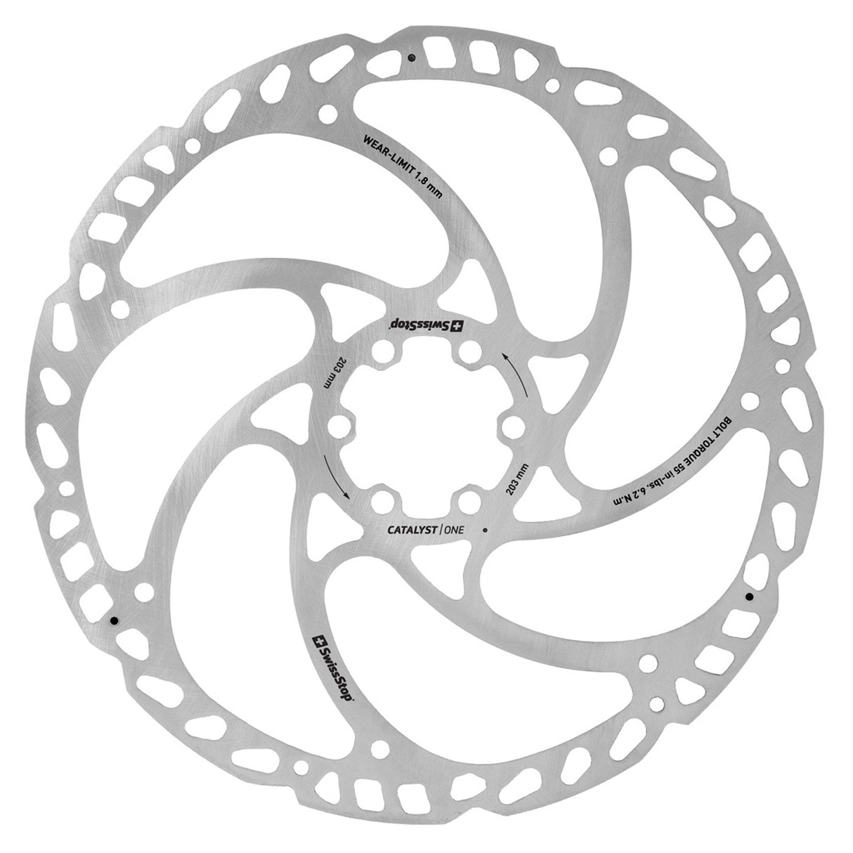 Disco Swiss Stop Catalyst One 6 fori - 203mm - P