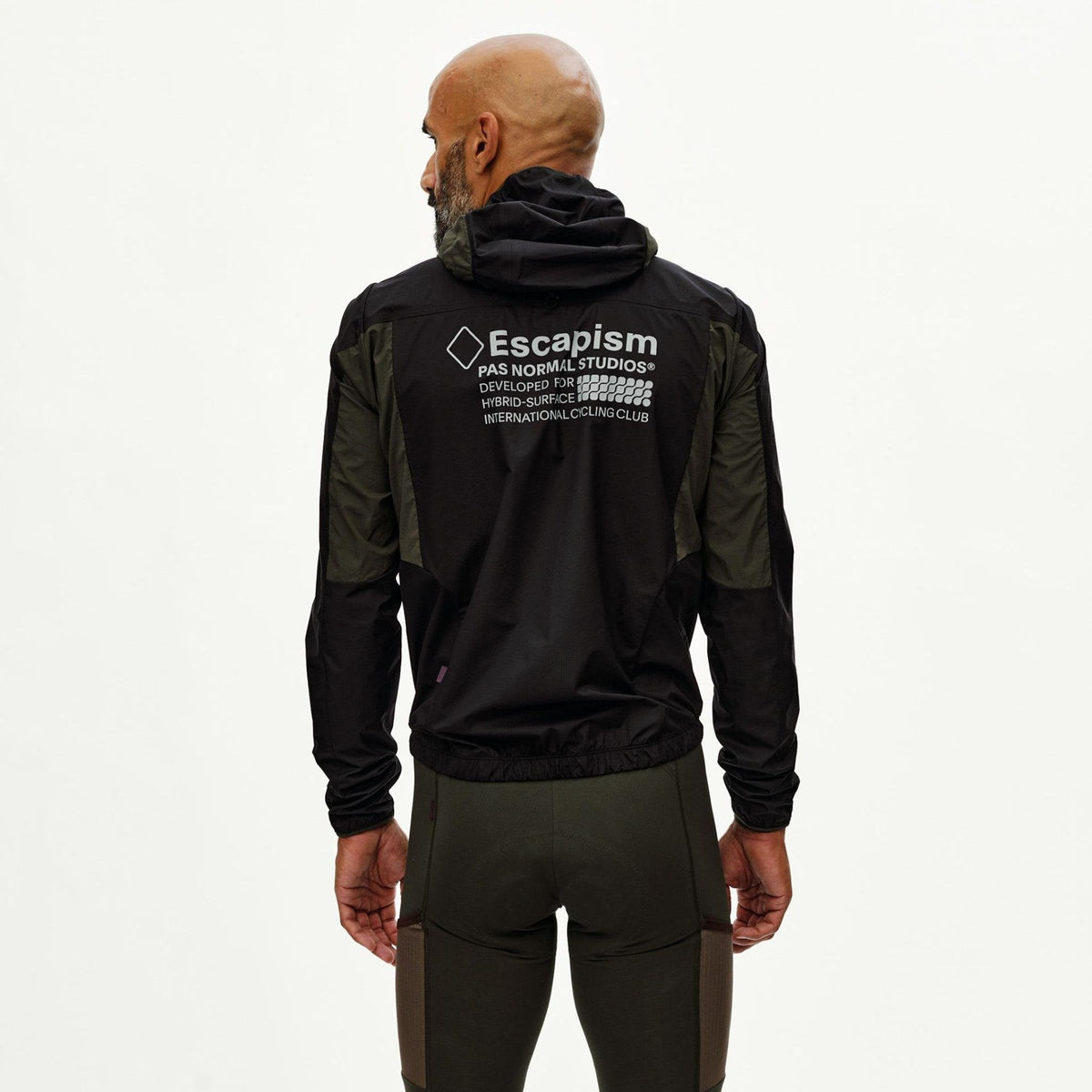 Chaqueta Pas Normal Studios Escapism Hooded Lightweigh - Negro