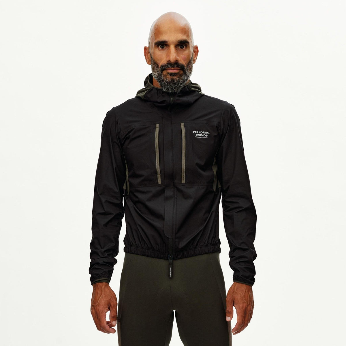 Chaqueta Pas Normal Studios Escapism Hooded Lightweigh - Negro