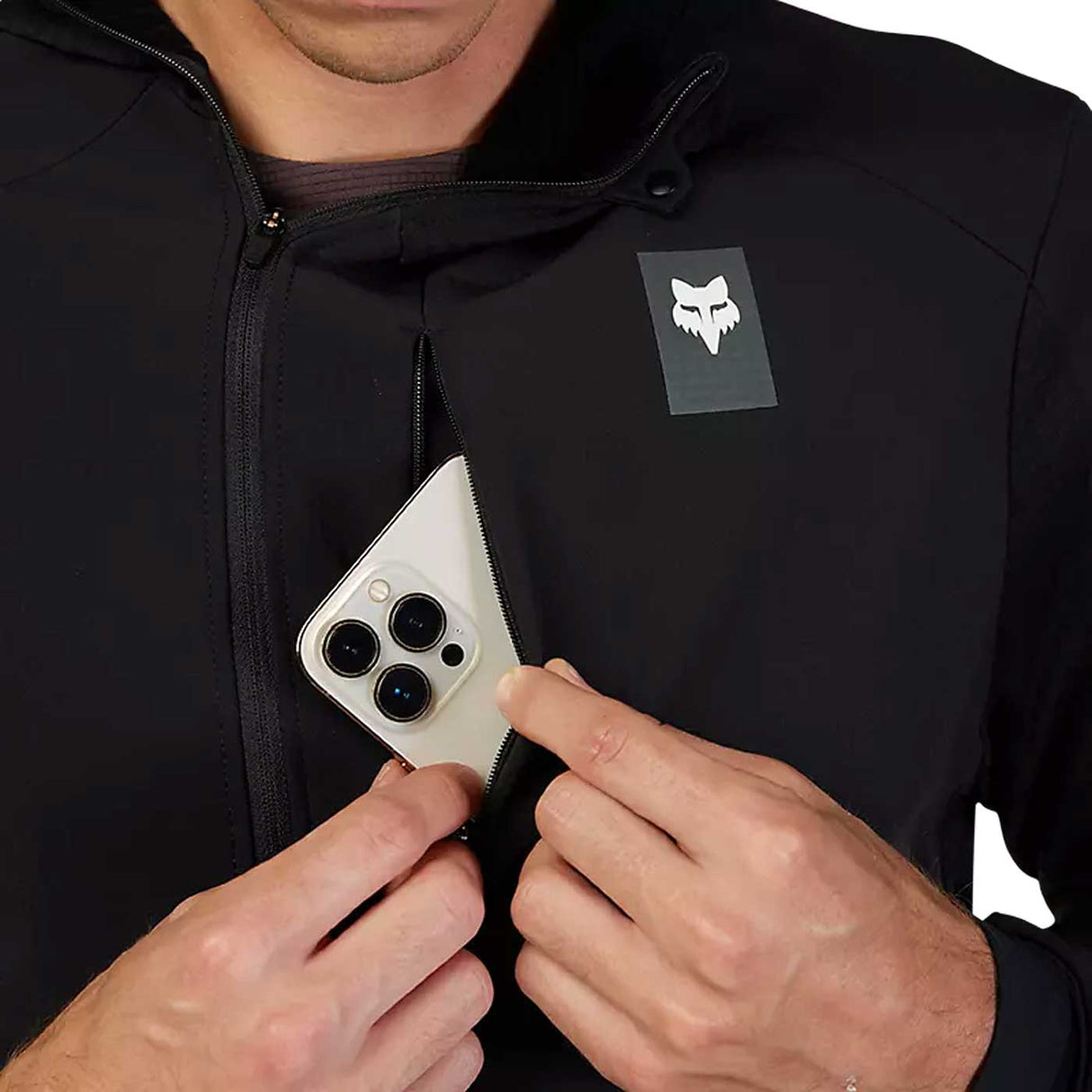 Maglia maniche lunghe Fox Defend Thermal Hoodie - Nero - L