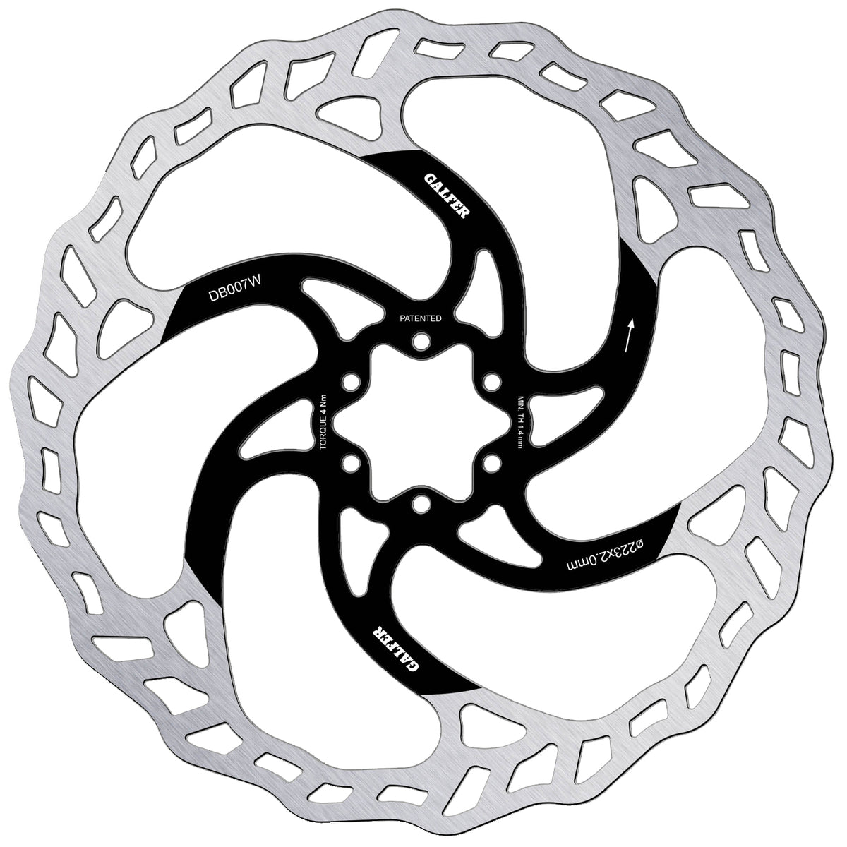 Galfer - Disco MTB Wave 180/203/223mm-7"/8"/9" X 2,0mm DB003W2 - Foto 11