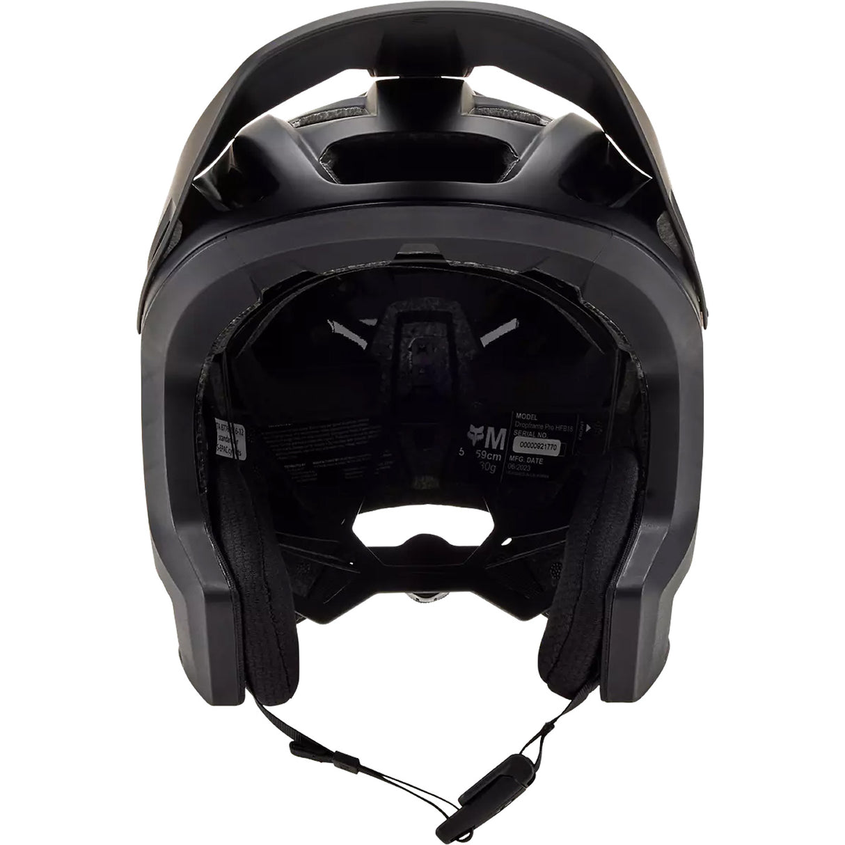 Casco Fox Dropframe Pro Solid - Nero - F