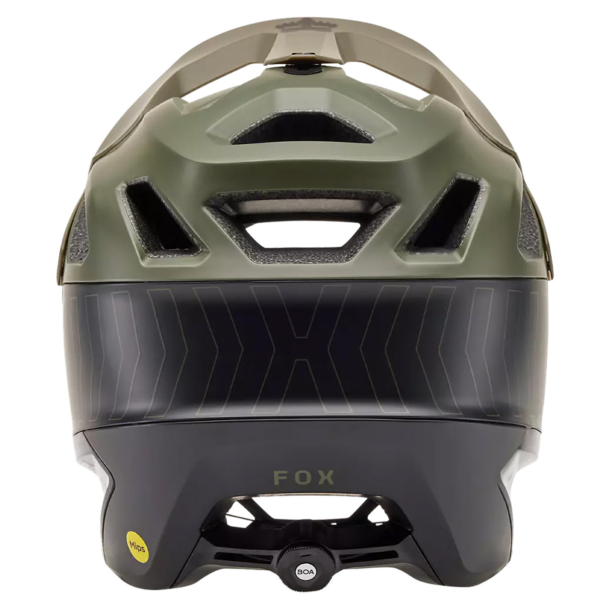 Casco Fox Dropframe Pro Runn - Verde - L
