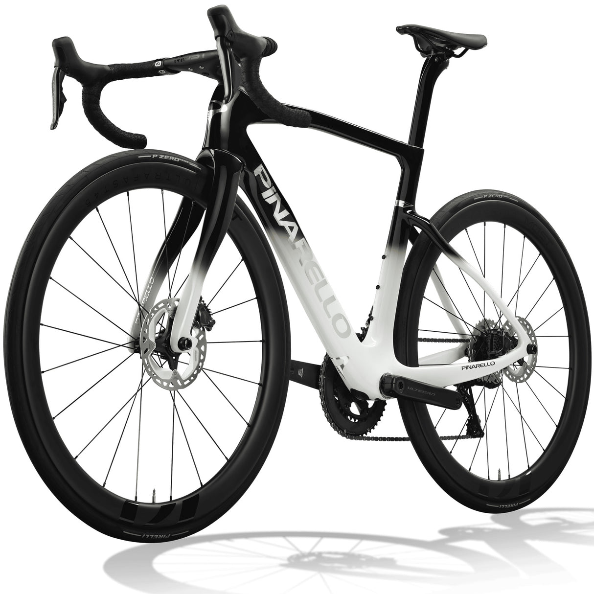 Pinarello F7 Disk Ultegra Di2 Ultra fast - Nero bianco - G
