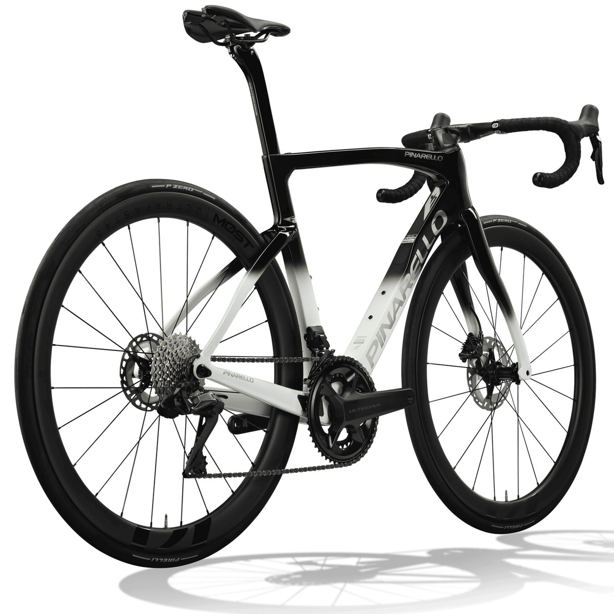 Pinarello F7 Disk Ultegra Di2 Ultra fast - Nero bianco - F