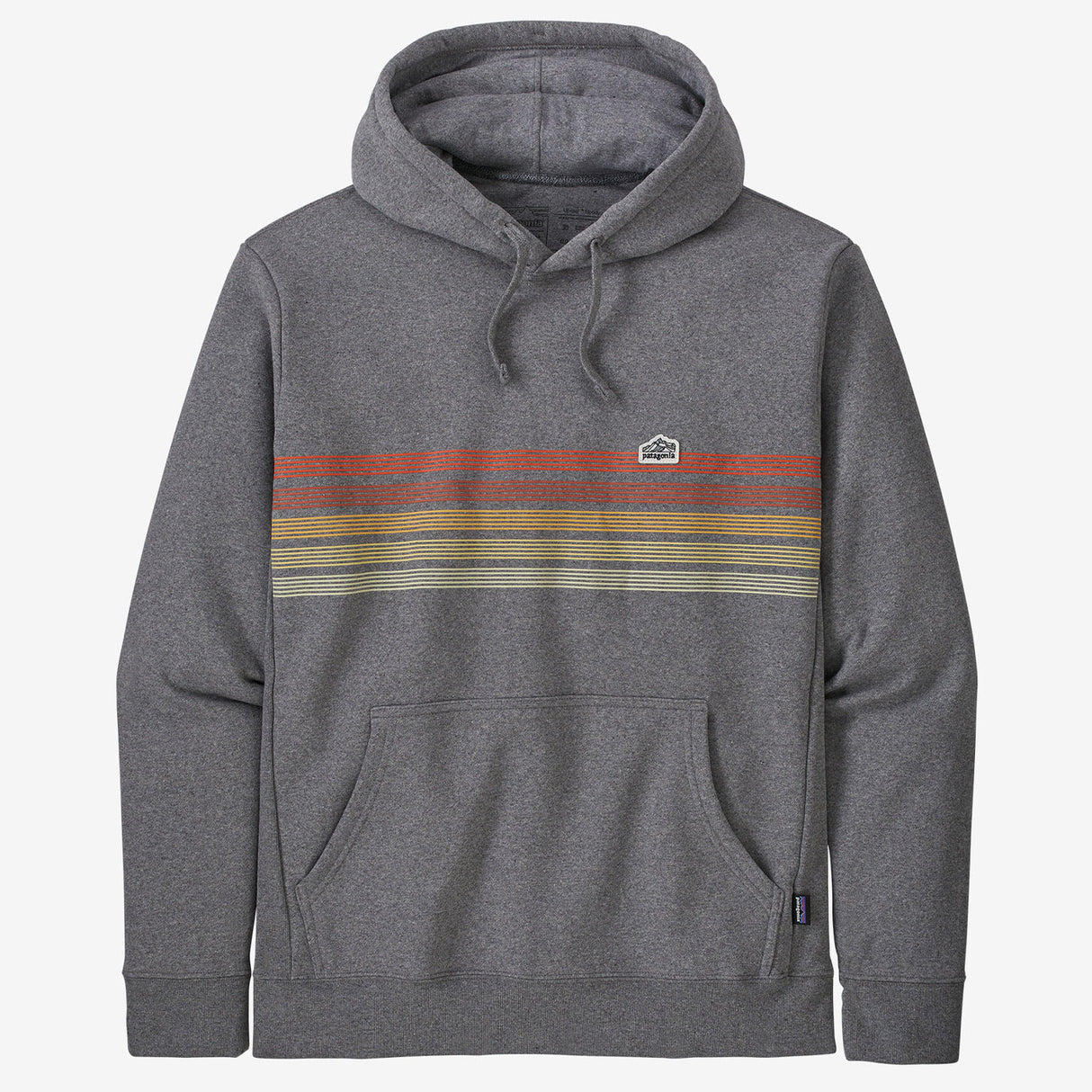 Felpa Patagonia Line Logo Ridge Stripe - Grigio - A