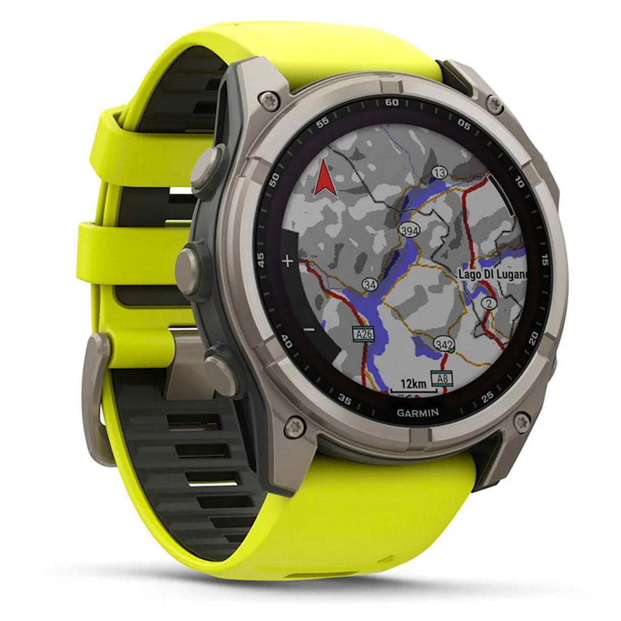 Garmin Fenix 8 Solar Sapphire 51 mm - Giallo - L