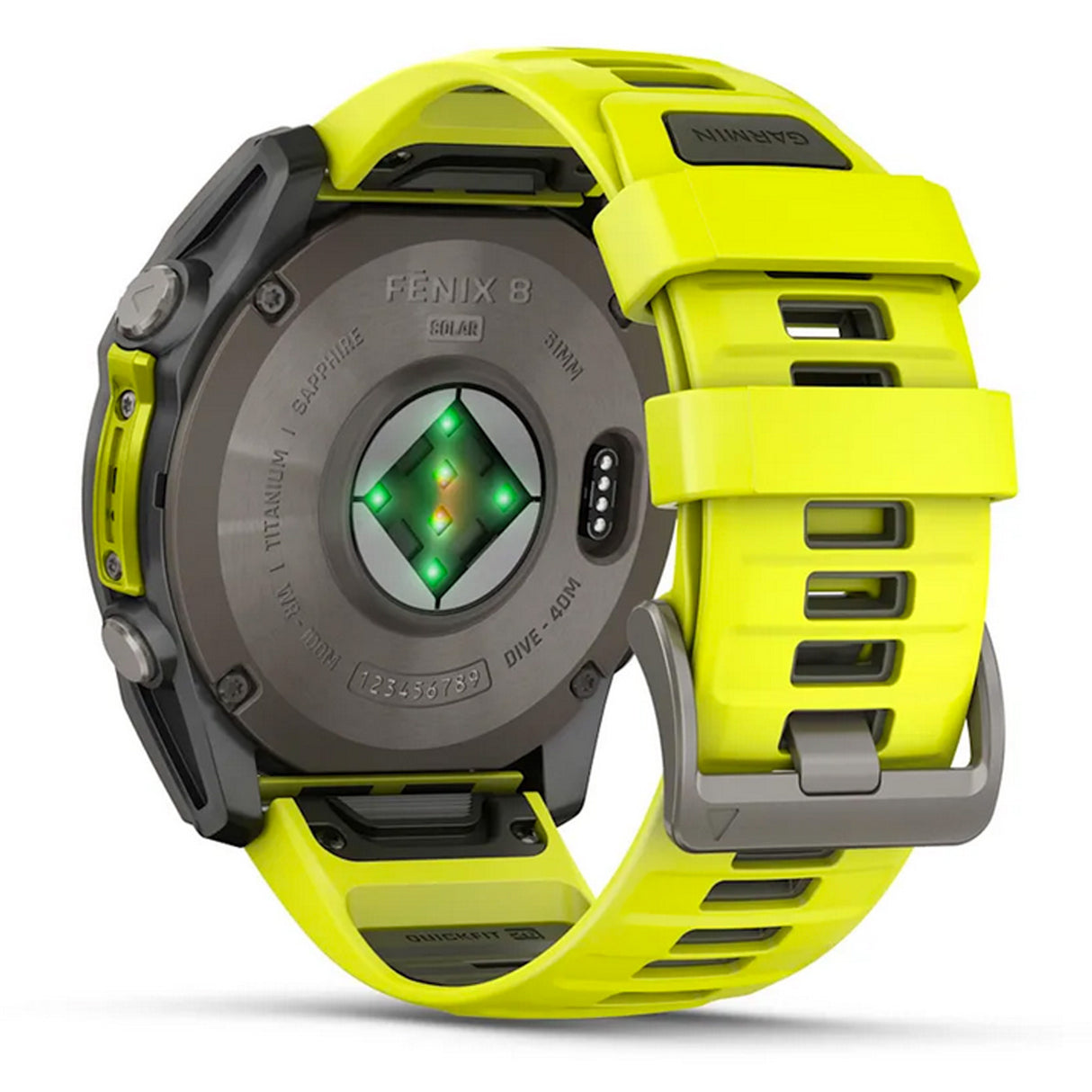 Garmin Fenix 8 Solar Sapphire 51 mm - Giallo - M