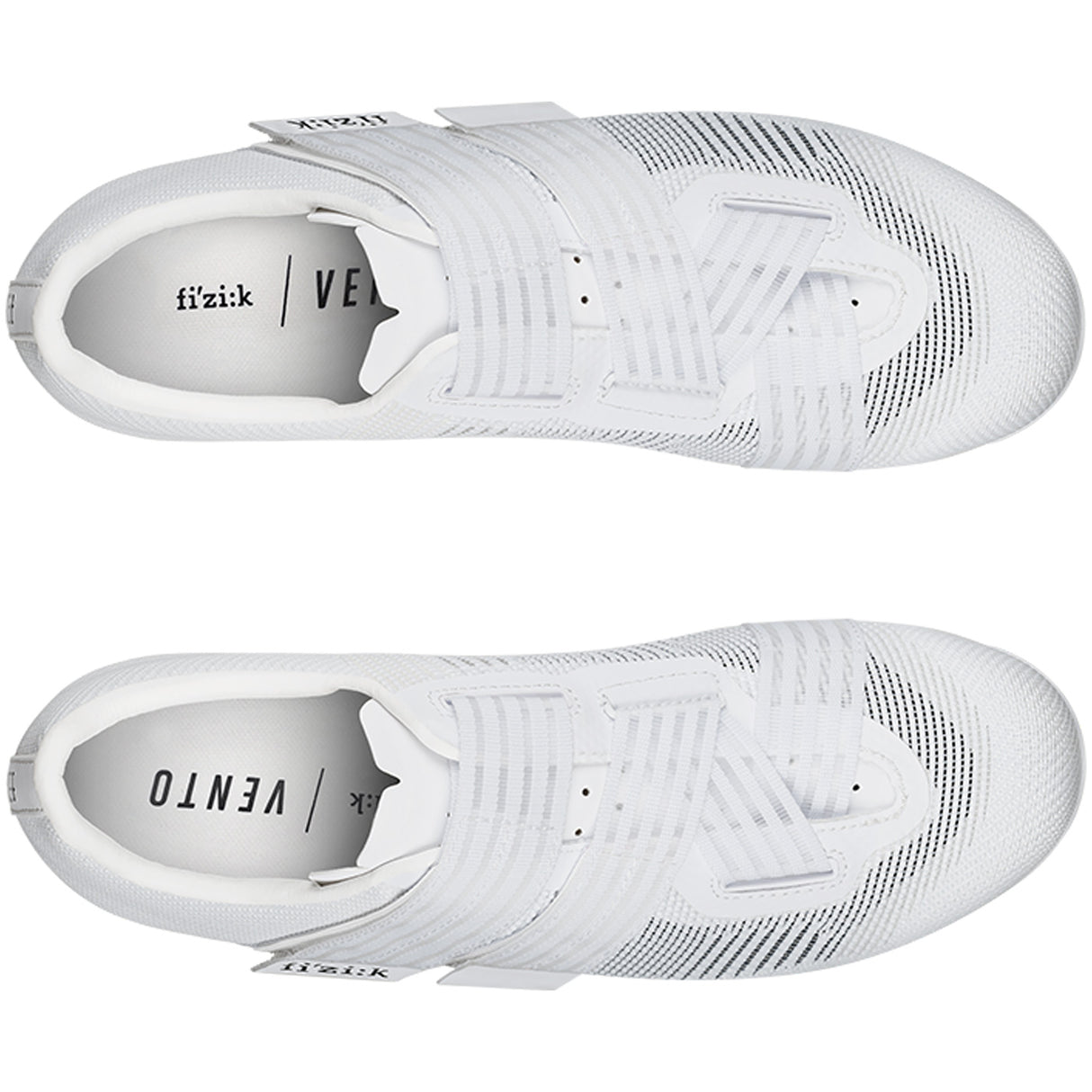 Scarpe Fizik Vento Powerstrap Aeroweave - Bianco - M