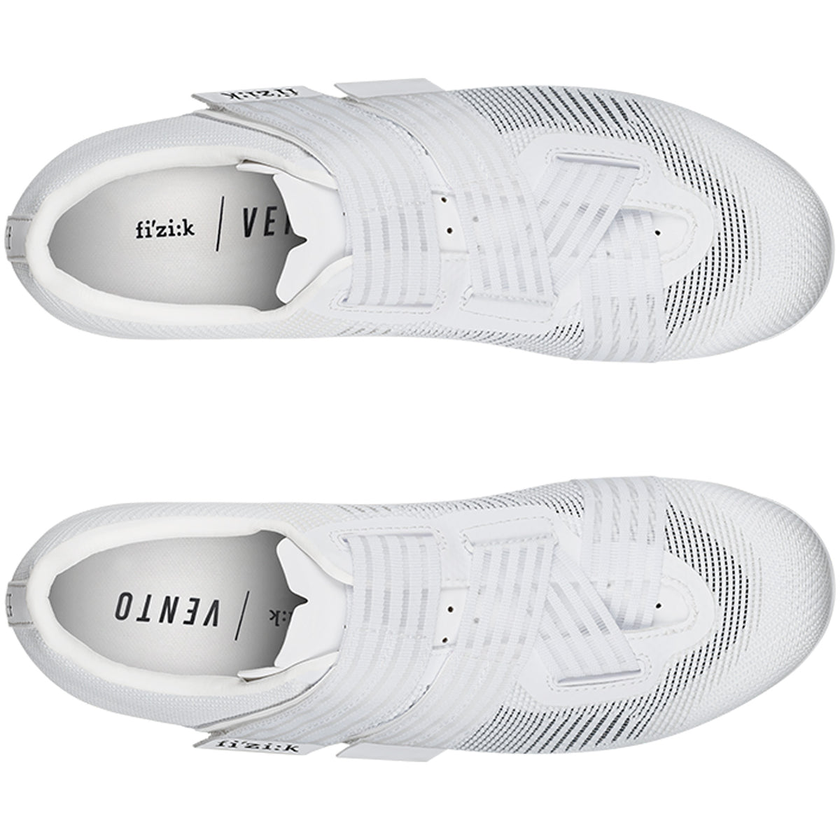 Scarpe Fizik Vento Powerstrap Aeroweave Bianco All4cycling