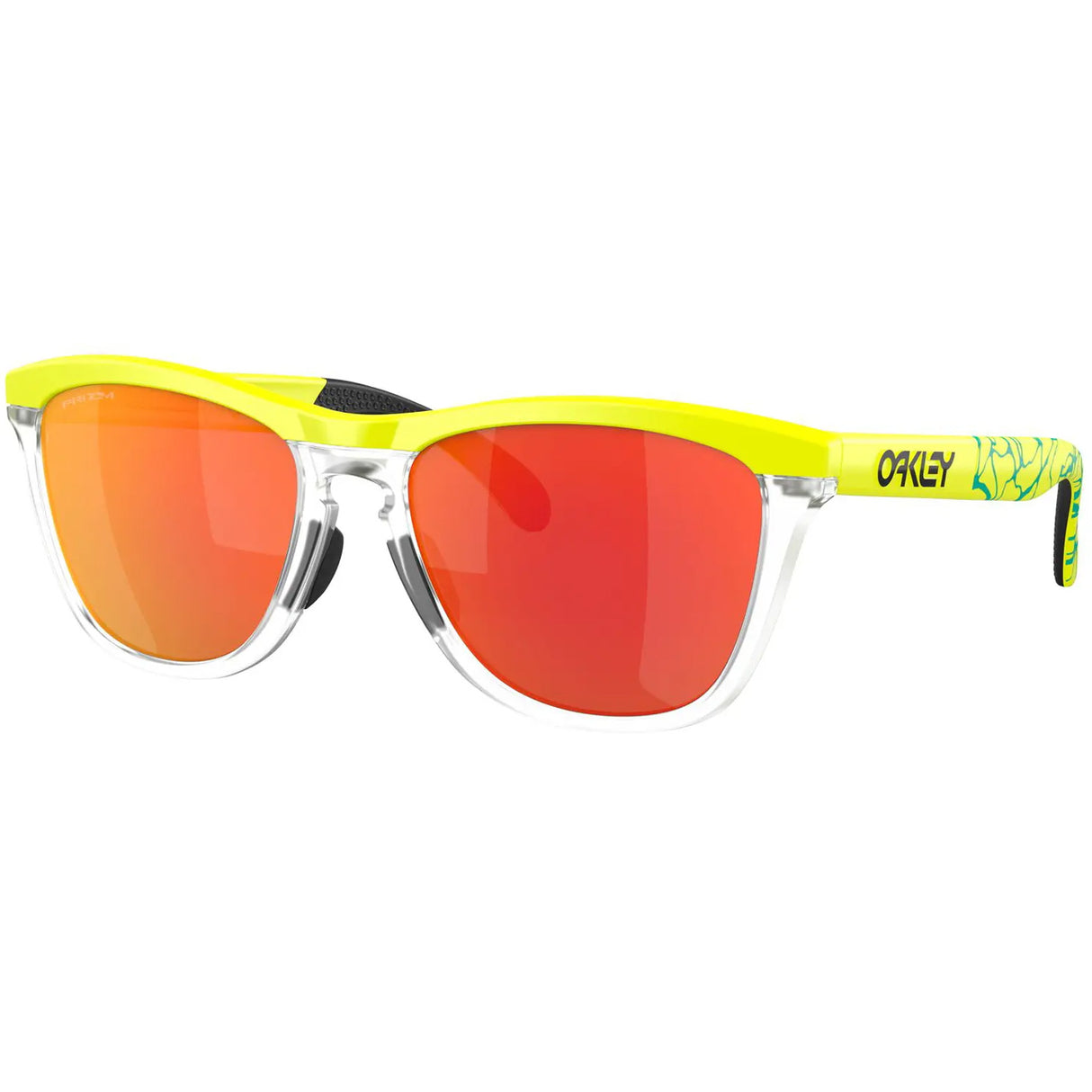 Occhiali Oakley Frogskins Range Inner Spark - Tennis Ball Yellow Prizm Ruby - C