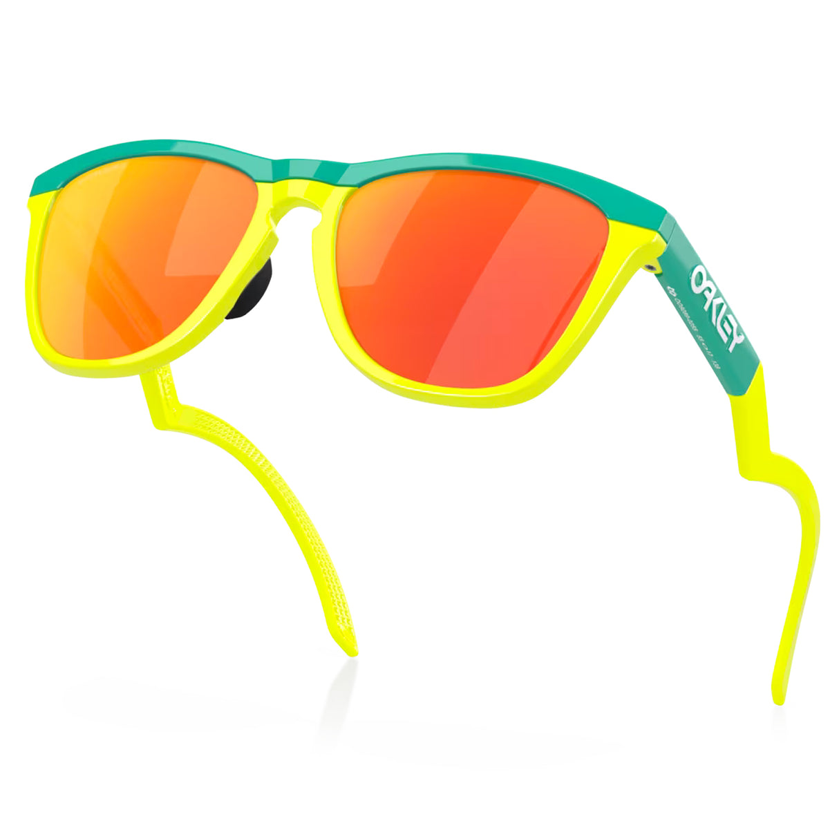 Occhiali Oakley Frogskins Hybrid - Celeste tennis prizm ruby - H