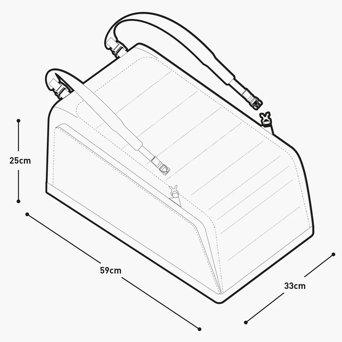Bolsa Evoc Gear Bag 55 - Negro