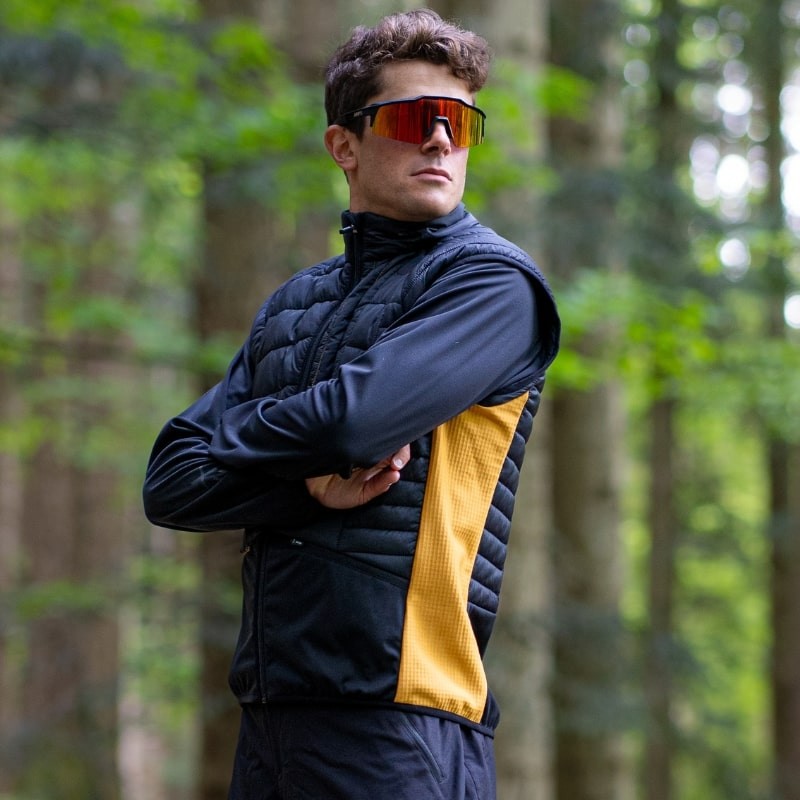 Giacca Biotex 2 in 1 - Nero giallo - L