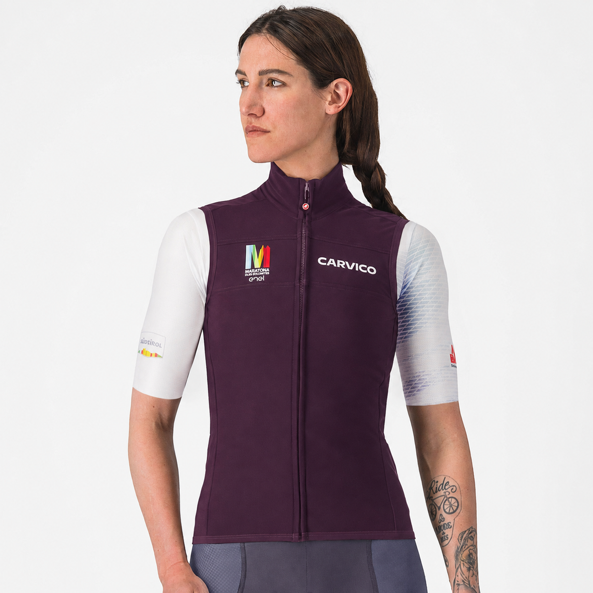 Gilet damen Carvico maratona dles dolomites - Enel 2024