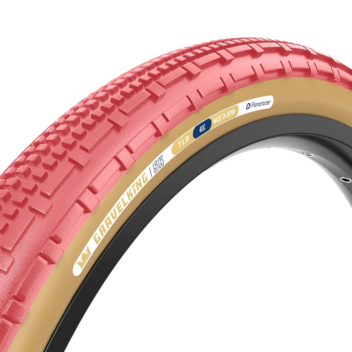 Cubierta Panaracer GravelKing SK TLR 700x40 - Rosa Marrón