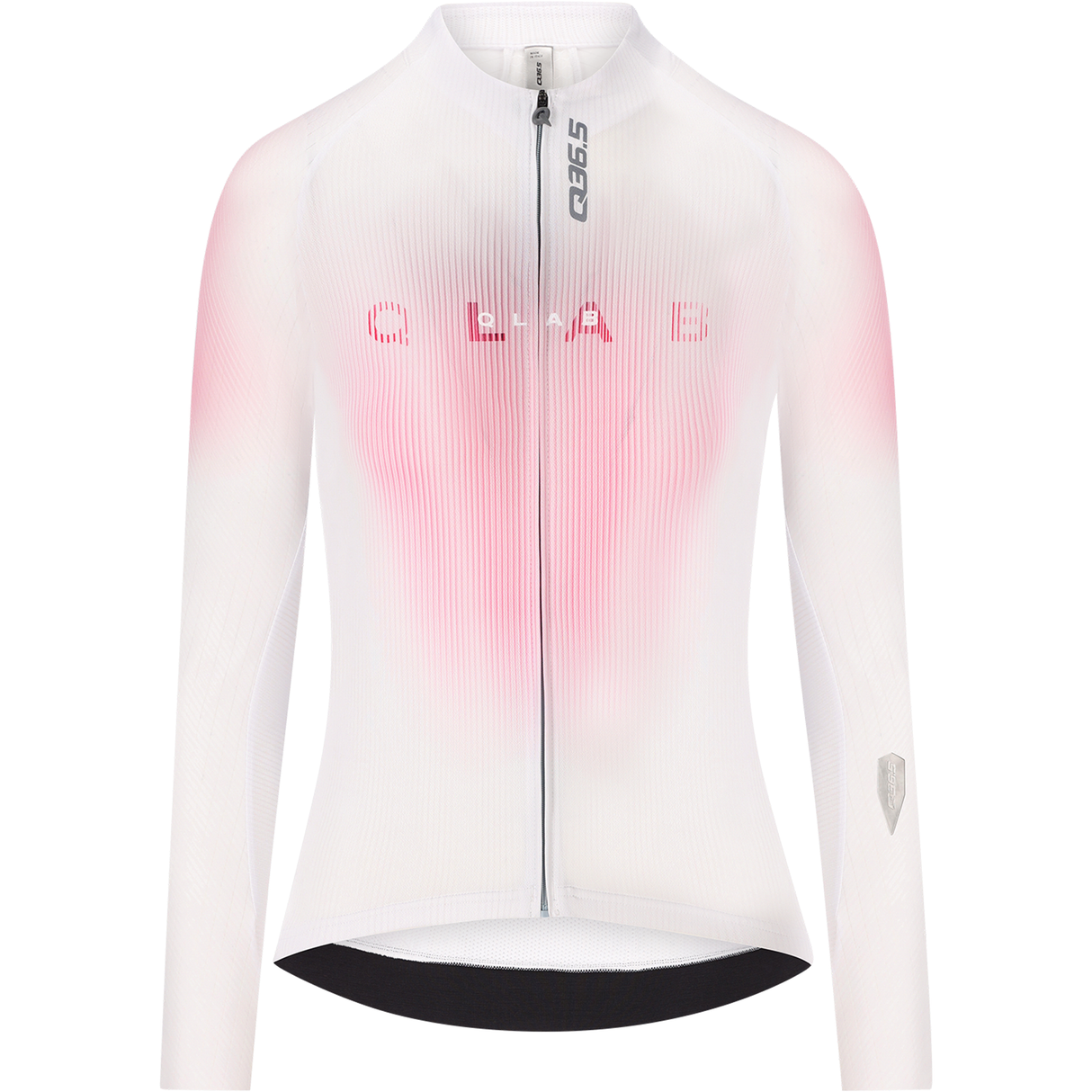Langarmtrikot damen Q36.5 Gregarius Hybrid Light QLAB - Weiß Rosa