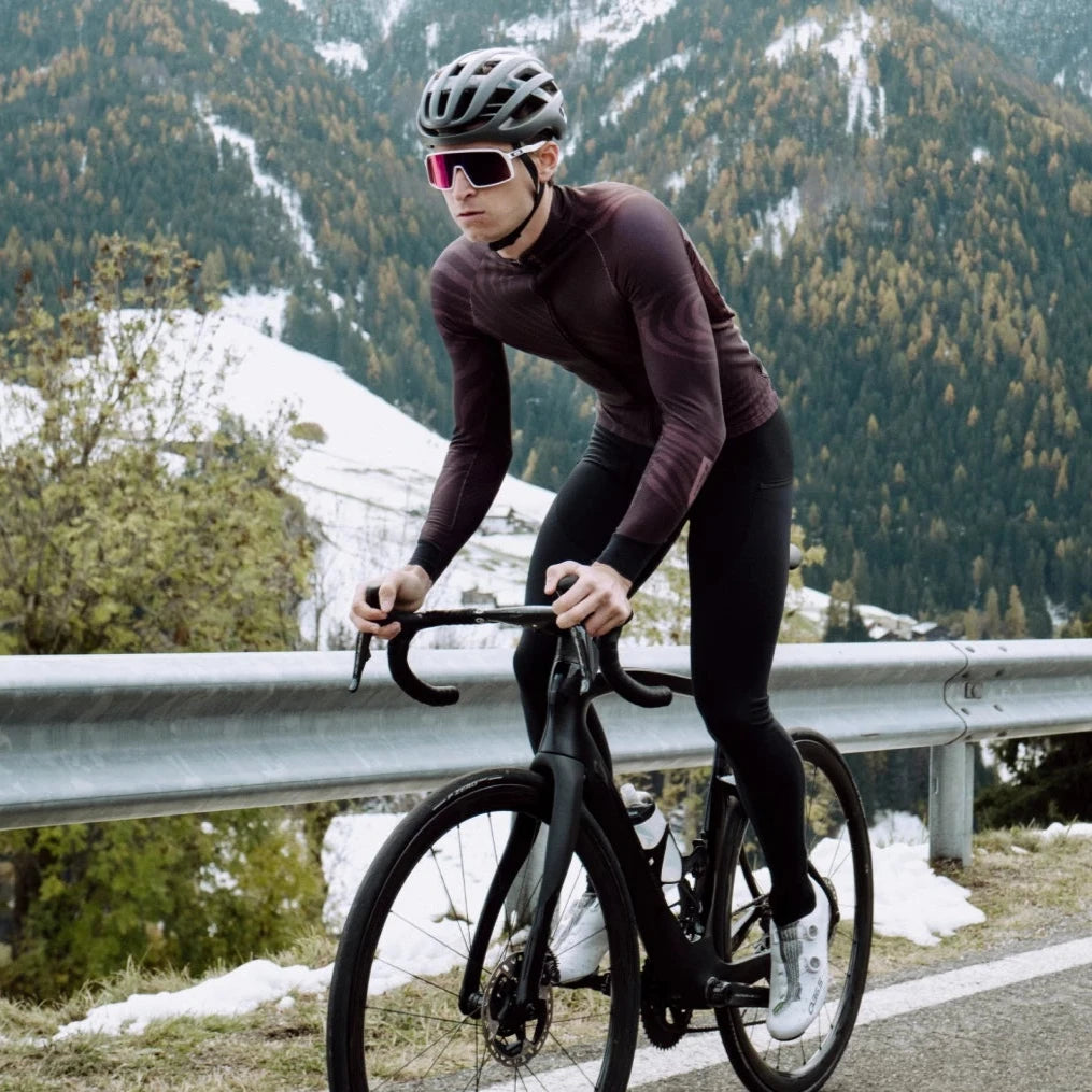 Maglia maniche lunghe Q36.5 Gregarius Hybrid Dolomiti - Marrone - O
