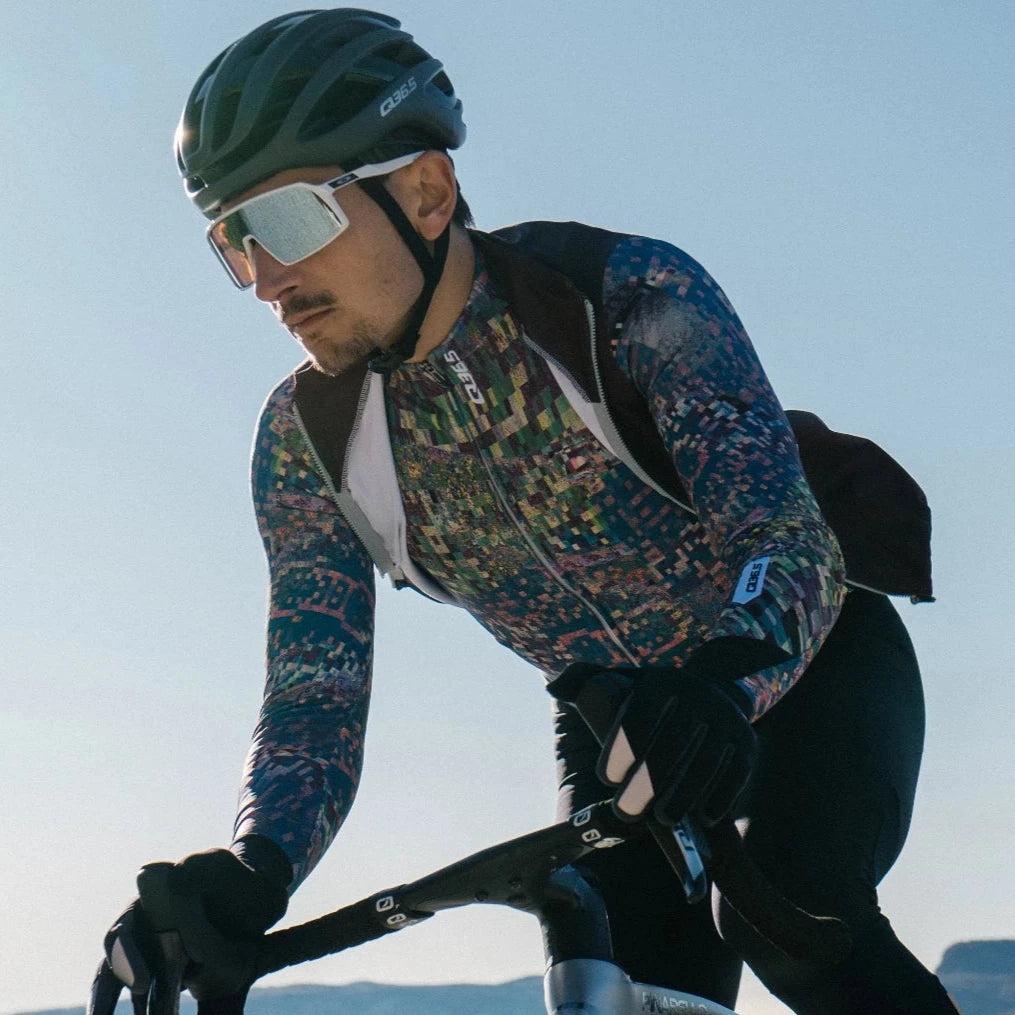Maglia maniche lunghe Q36.5 Gregarius Hybrid Thermomap - Verde - O