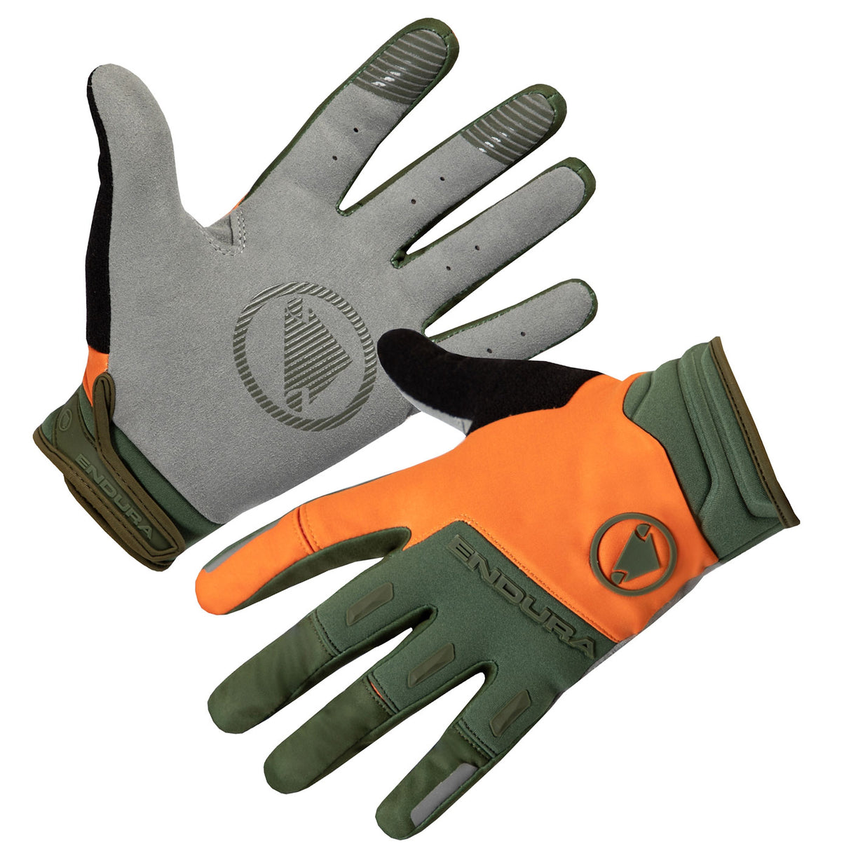 Guanti Endura Singletrack Windproof - Arancio verde - E
