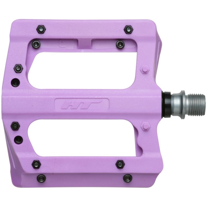HT PA12A flat pedals - Purple