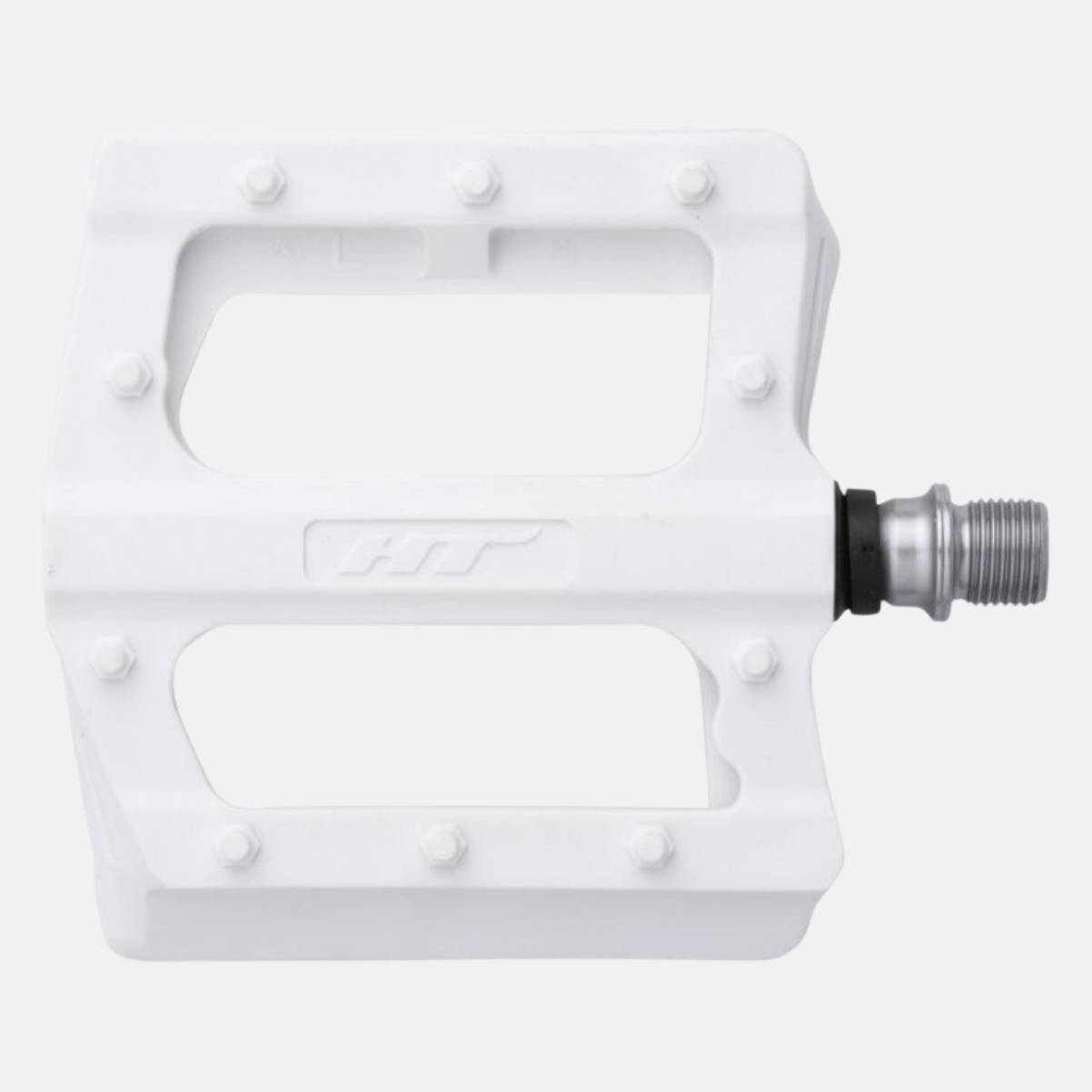Pedali flat HT Nano-P PA12 - Bianco