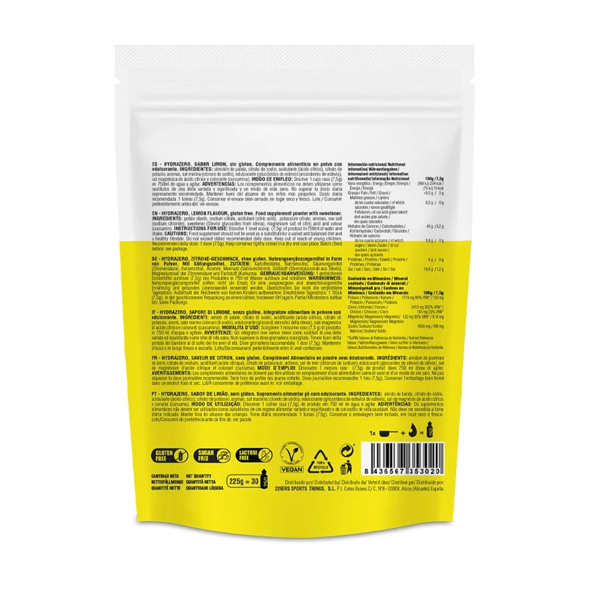 226ERS HYDRAZERO 225g - Limone - G