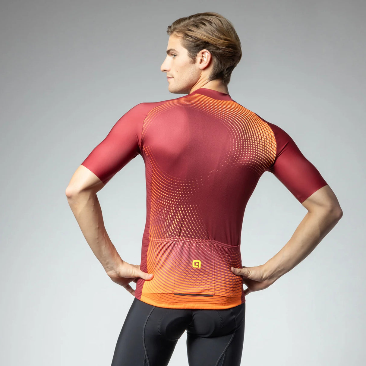 Maglia Ale Pragma Optical - Bordeaux - D