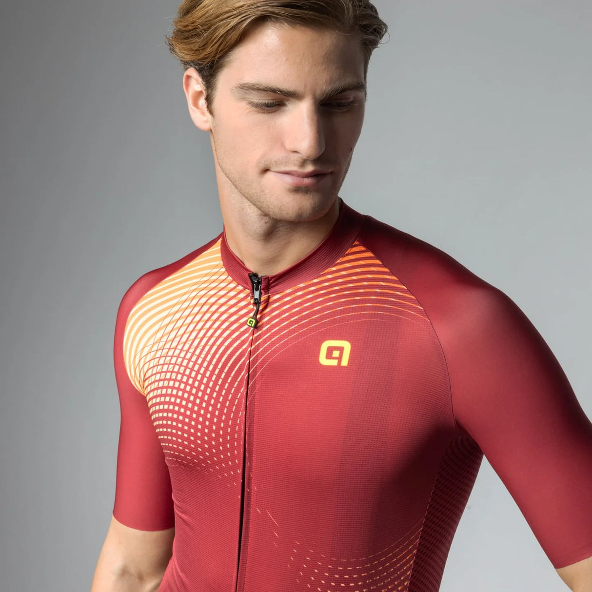 Maglia Ale Pragma Optical - Bordeaux - E