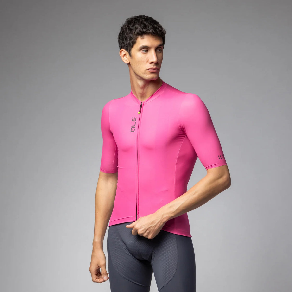 Maglia Ale Pragma Color Block - Fucsia - M