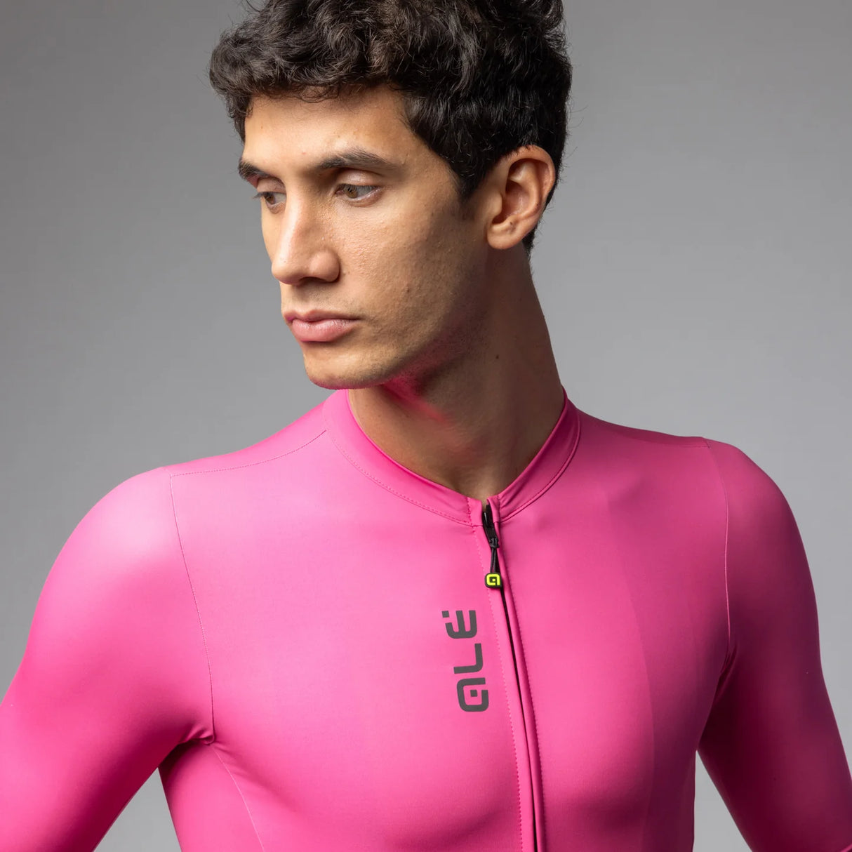 Maglia Ale Pragma Color Block - Fucsia - O