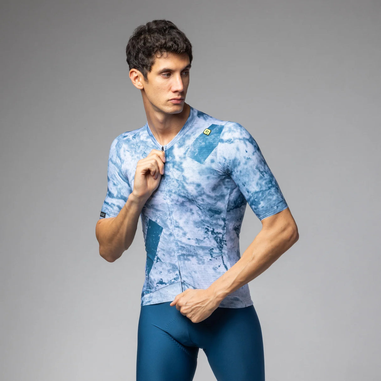 Maglia Ale PR-E Marble - Blu - G