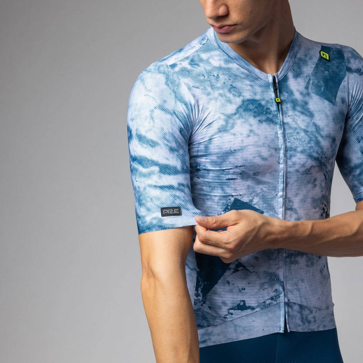 Maglia Ale PR-E Marble - Blu - H