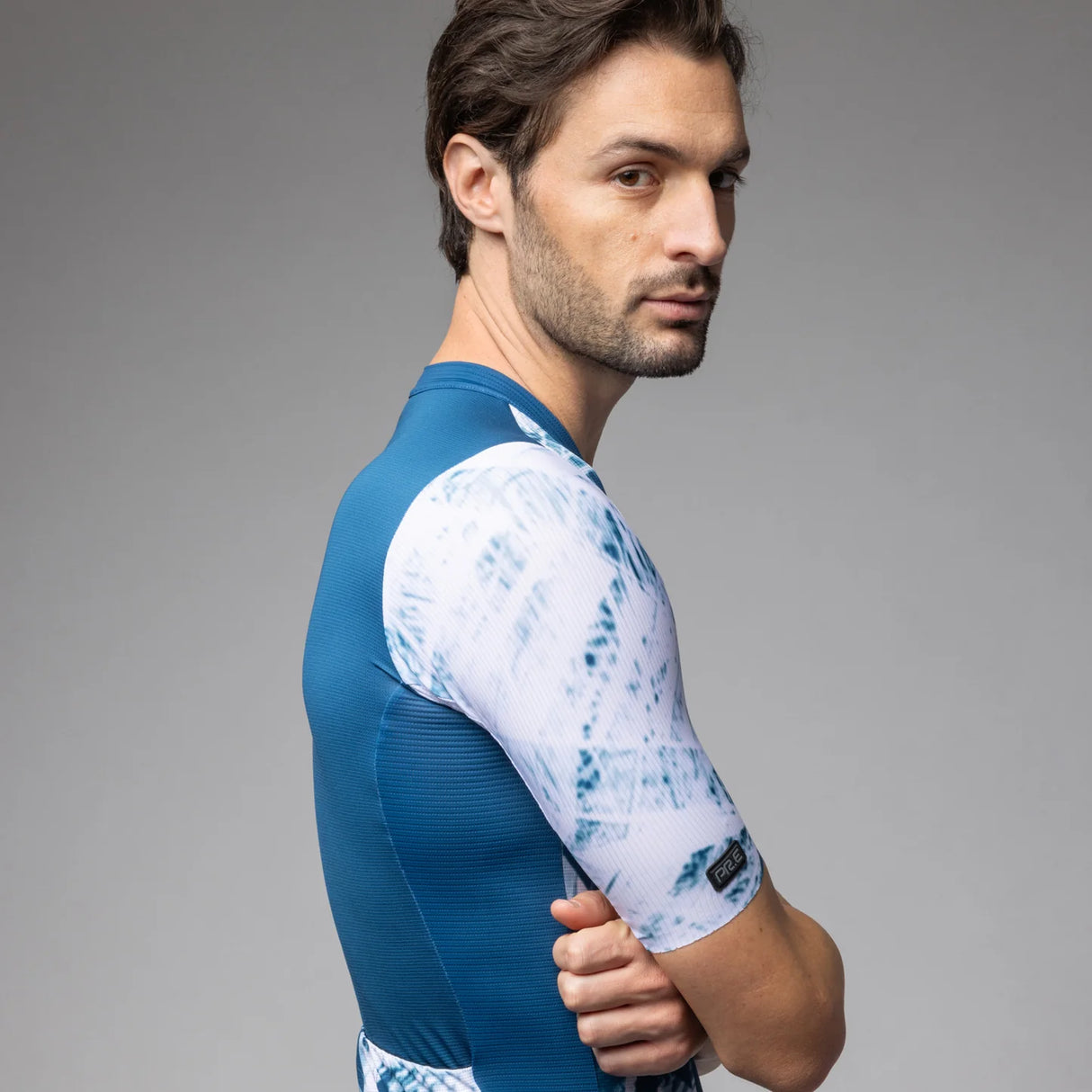 Maglia Ale PR-E Palm - Blu - D