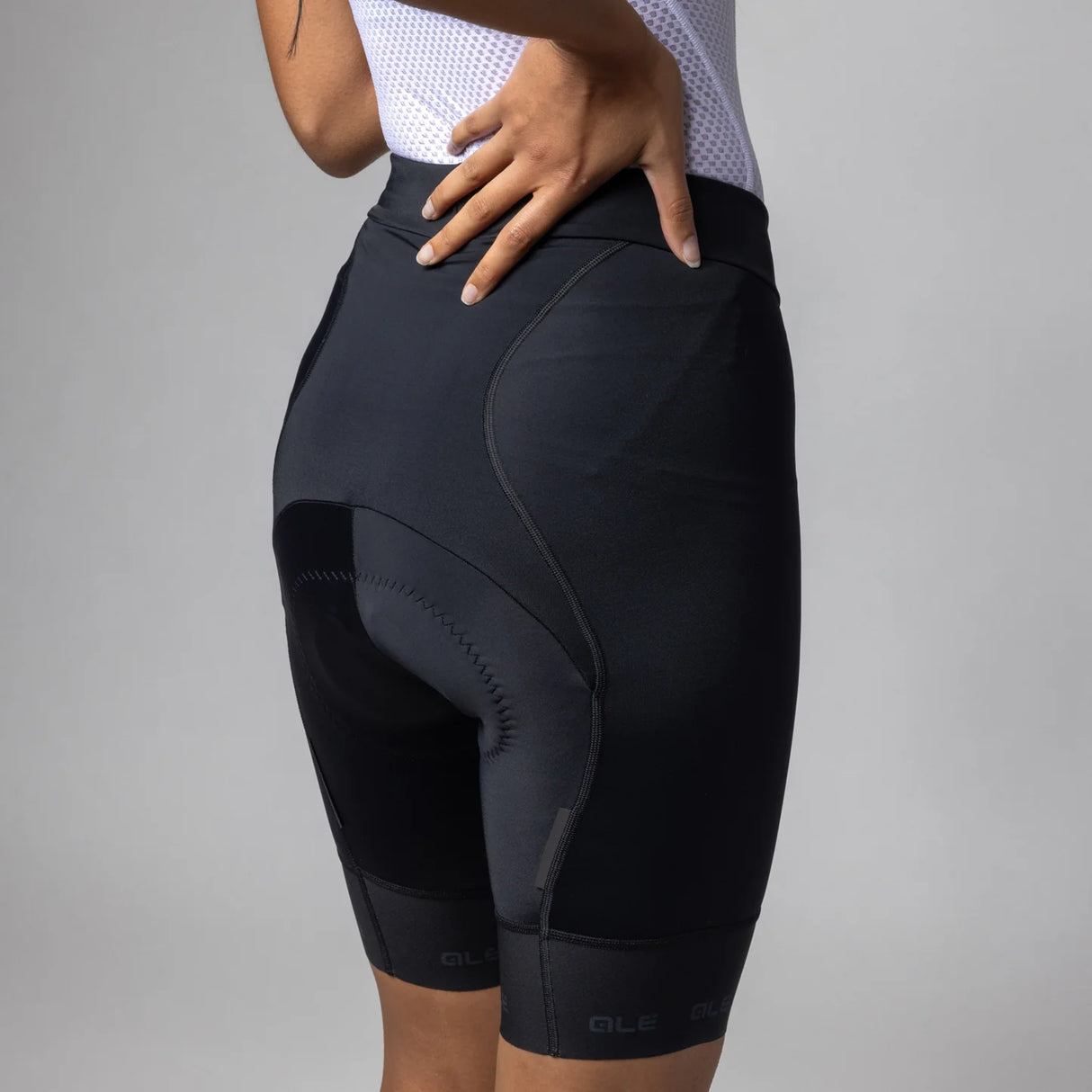 Pantaloncini donna Ale PR-E Strada 2.0 - Nero - P