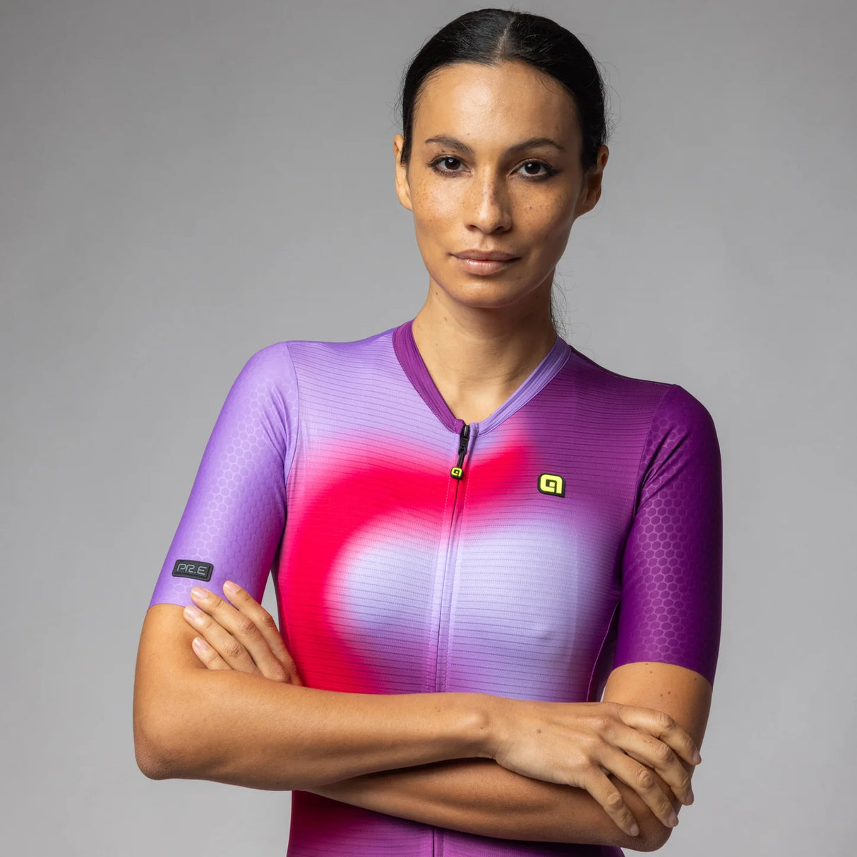 Maglia donna Ale PR-E Flash - Viola - O